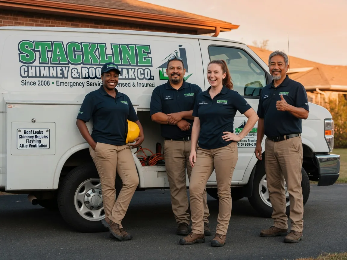 Chimney flashing repair company in Birchleaf, VA